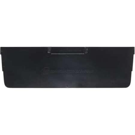 Quantum Storage Systems Plastic Divider, Black, 10 1/2 in L, 3 in H, 50 PK DSB109/110/116