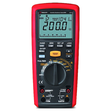 Triplett Megohmmeter, CAT IV 600V, 200 gigohm MG500