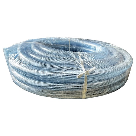Zoro Select Braided Tubing, 1 1/2 IDx1 15/16"OD, 100ft 809HZ0