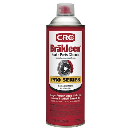 Crc Brakleen Pro Series Non-Flammable Brake Parts Cleaner, 29 oz Can, Solvent Based 05089PS