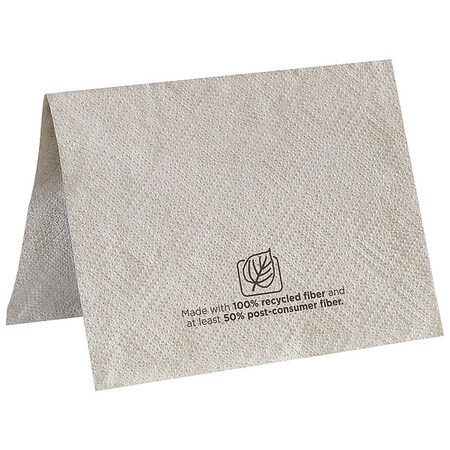 Dixie Disposable Dispenser Napkin, 5 in x 6 1/2 in Folded Size, Paper, Eco Print Brown, PK24 32008