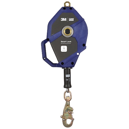 3M Dbi-Sala DBI-SALA Self-Retracting Lifeline, 50 ft Length, Swivel Snap Hook, Steel, 1 Leg(s) 3503878