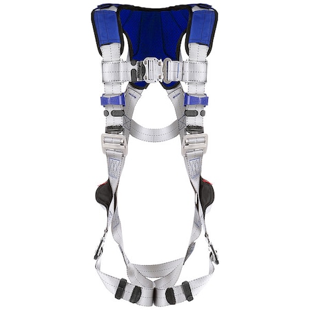 3M Dbi-Sala ExoFit(TM) X100 Fall Protection Harness, L, 420 lb, Quick-Connect Chest/ Quick-Connect Leg Straps 1401187
