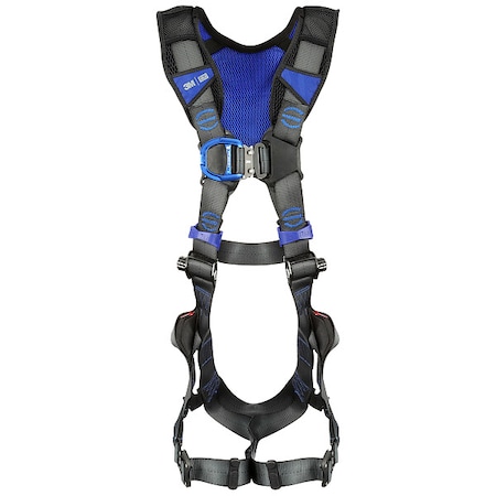 3M Dbi-Sala ExoFit(TM) X300 Fall Protection Harness, XL/2XL, 420 lb, Quick-Connect Chest/ Back, Chest D-Ring 1403203