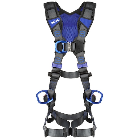 3M Dbi-Sala ExoFit(TM) X300 Fall Protection Harness, XL/2XL, 420 lb, Quick-Connect Chest/ 1403206