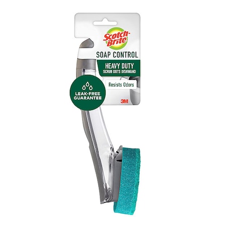 Scotch-Brite Heavy Duty Dish Wand, 11 1/4 in L, Green 651A-4