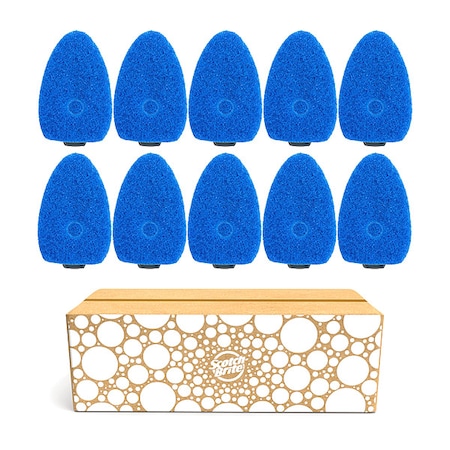 Scotch-Brite Dish Wand Refills, 7 1/4 in L, Blue, PK10 483-10-SIOC