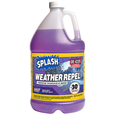 SPLASH Windshield Washer Fluid, Bottle, 1 gal 239192-35