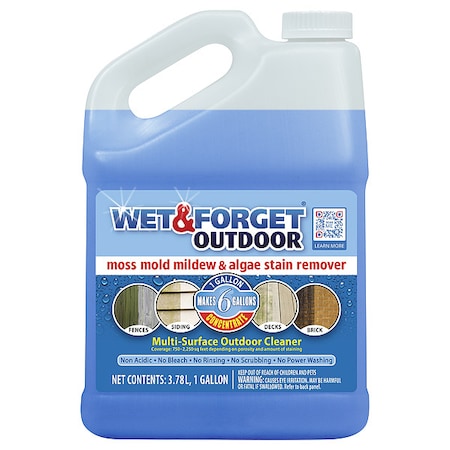 Wet & Forget Liquid Mold and Mildew Remover, Jug 800128