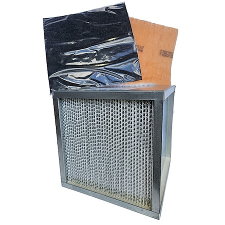Omniclean AirFilter, 12inD, 12inH, 12inW, Pleated HEPA-500H