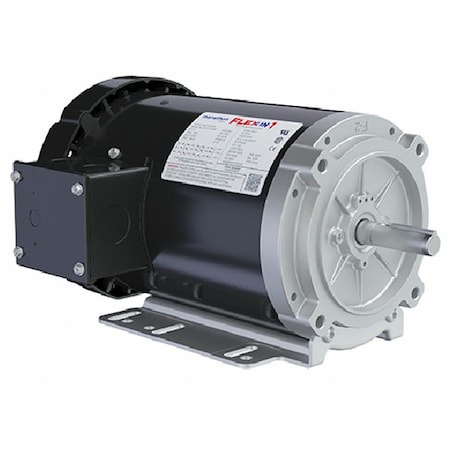 Leeson Three-Phase General Purpose Motor, 1 1/2 HP, 56HC Frame, 208-230/460V Voltage, 1,725 Nameplate RPM 056T17F15954