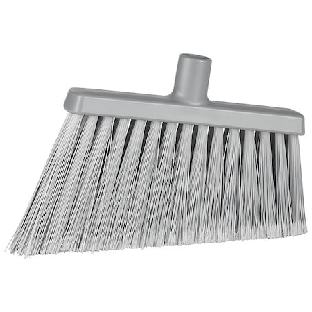 Remco 11 3/8 in Sweep Face Angle Broom, Soft, Synthetic, Gray 291688