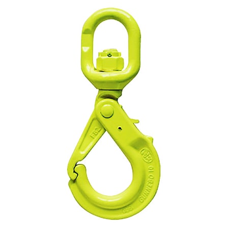 Gunnebo Lifting Swivel Hook, Chain Eye, Self Locking CFH038GJ09