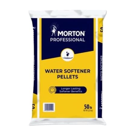 Morton Salt Water Softener Salt, 50 lb Bag, Pellets F125010000G