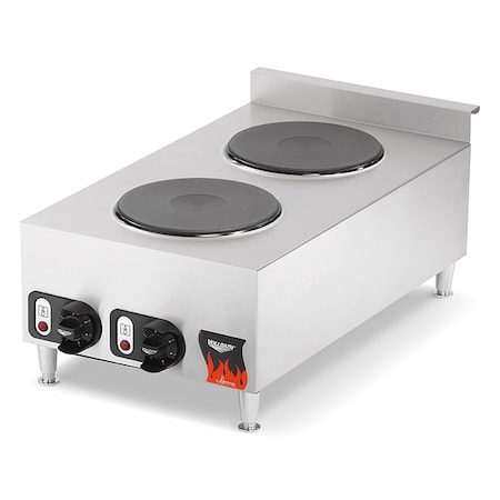 Vollrath Hot Plate, Solid, 15"W 40739