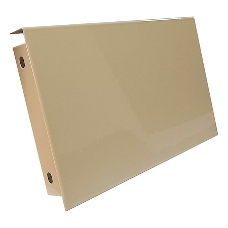 Zoro Select Locker Base, Front, Footplate 10" W, Tan 804UM8