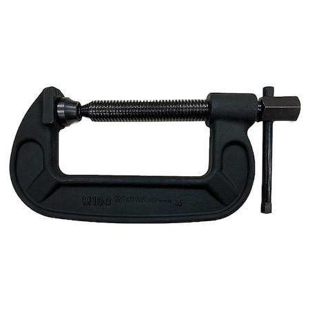 Westward C-Clamp, J.O. 4", T.D. 2", 10000lb, Black 806ET0