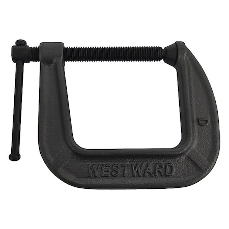 Westward C-Clamp, J.O. 2 1/2", T.D. 2 1/2", 1005 lb 806ET5