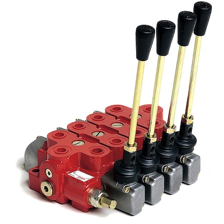 Bucher Hydraulics Lever Operated Sectional Valve, 11.89 gpm HDM11S/4