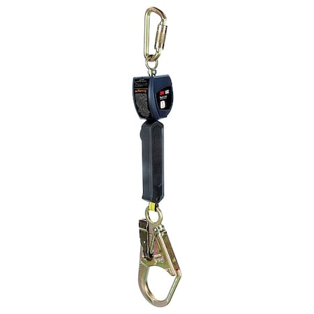 3M Dbi-Sala Nano-Lok Personal Self Retracting Lifeline, Carabiner, Steel, 1 Leg(s), 420 lb Weight Capacity 3100522