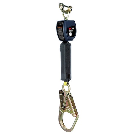 3M Dbi-Sala Nano-Lok Personal Self Retracting Lifeline, Quick-Connect, Steel, 1 Leg(s), 420 lb Weight Capacity 3100527