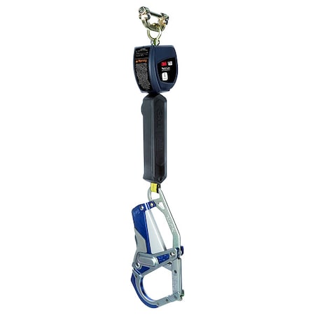 3M Dbi-Sala Nano-Lok Personal Self Retracting Lifeline, Quick-Connect, Steel, 1 Leg(s), 420 lb Weight Capacity 3100541