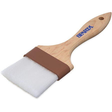 Sparta Pastry Brush, 9 1/4 in L, Wood Handle 4039800