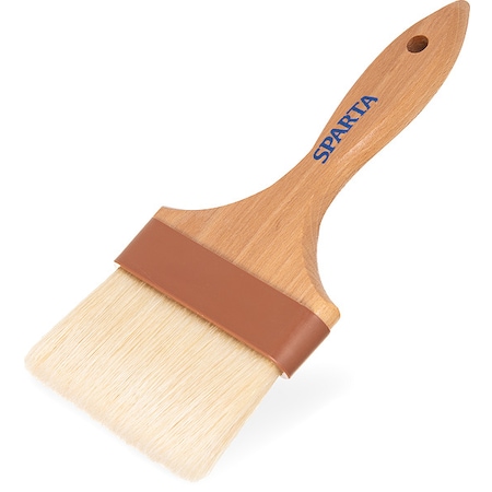 Sparta Basting Brush, 9 1/4 in L, Wood Handle 4037600