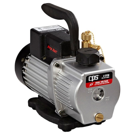 Pro-Set Vacuum Pump, 4cfm, 1/3hp VP4S