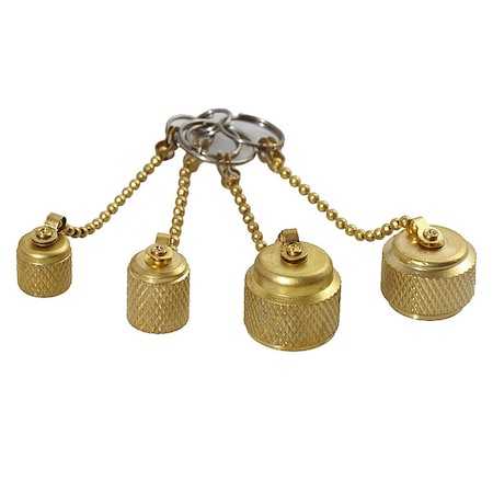 Pro-Set Access Valve Cap, Brass, 4 1/2 in L AVCVAC