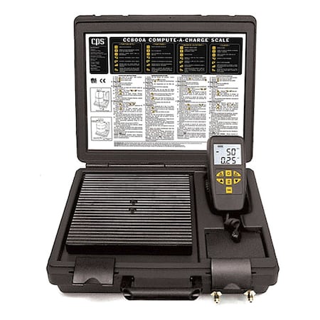 Cps Products Charging Scale, 220 lb Max, LCD CC800A
