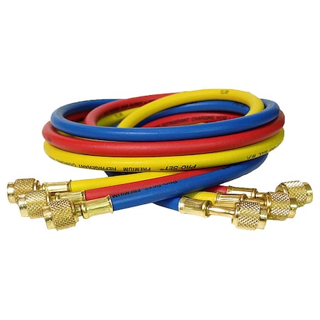Pro-Set Charge Hose, 1/4" SAE Female, 60" L HP5