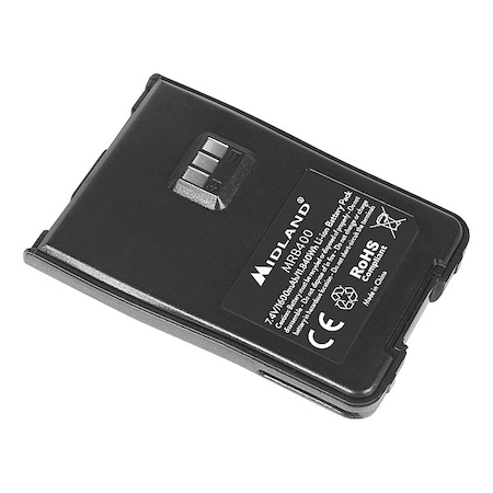 Midland Radio SKU#:807T36, MFR#:MRB400,1600mAh MRB400