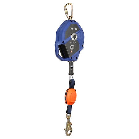 3M Dbi-Sala DBI SALA Self Retracting Lifeline, 30 ft. Length, Swivel Snap Hook, Steel, 1 Leg(s) 3503881