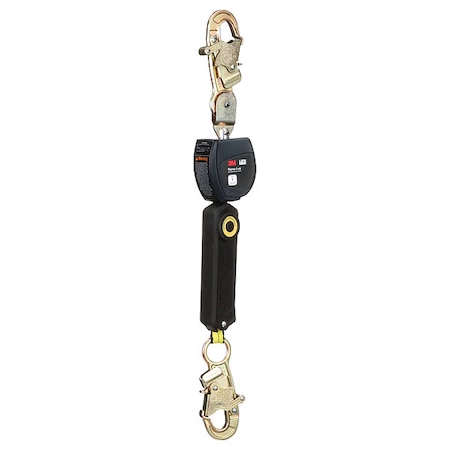3M Dbi-Sala DBI SALA Self Retracting Lifeline, 6 1/2 ft Length, Snap Hook, Steel, 1 Leg(s) 3100543