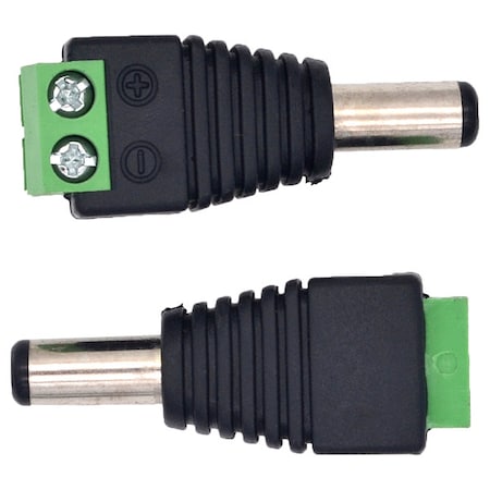 Triplett Male DC Plug to Terminal Block, PK10 TBMB-10PK