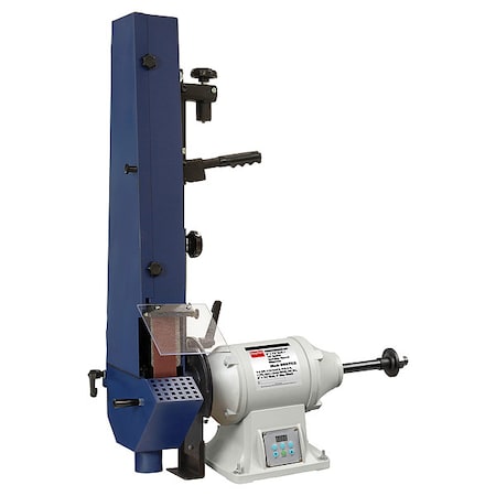 Dayton Belt Sander and Buffer, 2" W, 72" L, 1.5 hp 808TG2