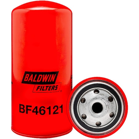BALDWIN FILTERS Fuel Filter, Diesel, Spin-On, 2-3 Micron BF46121