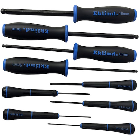 Eklind Screwdriver Set, Metric, 9 pcs 90609