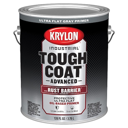 Krylon Primer, Flat Sheen, 1 gal, Base Solvent K00821008
