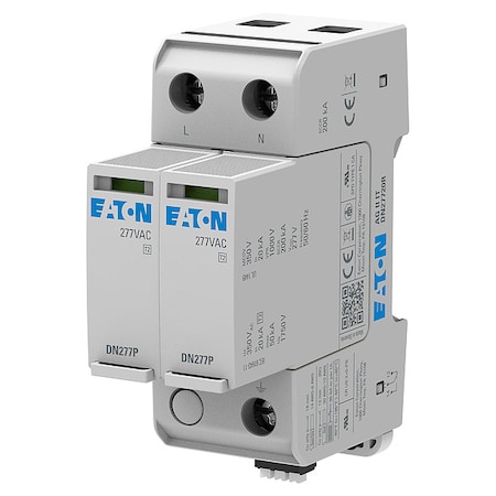 Eaton Surge Protection Device, 2 Phase, 277V, 2 Poles, 2 Wires AGDN27720R