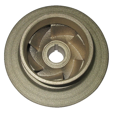 Dayton Impeller, 5 1/4" Dia, Closed, Bronze 811D84