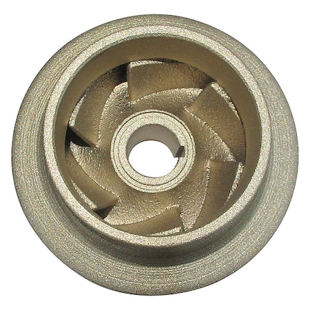 Dayton Impeller, 4 1/4" Dia, Closed, Bronze 811D91