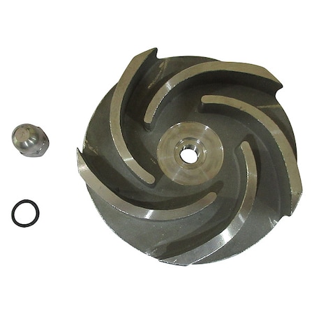 Dayton Impeller, 4 1/4" Dia, Semi-Open, 316 SS 811D95