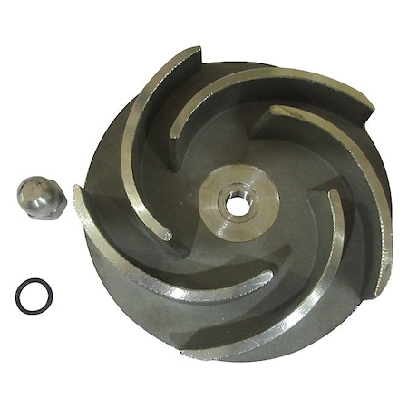 Dayton Impeller, 4 5/8" Dia, Semi-Open, 316 SS 811D97