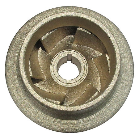Dayton Impeller, 4 11/16" Dia, Closed, Bronze 811DA0