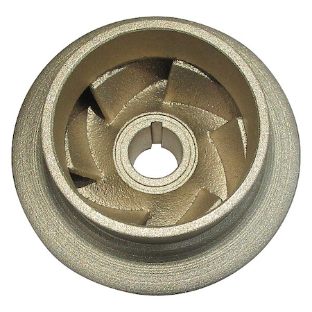 Dayton Impeller, 5 3/16" Dia, Closed, Bronze 811DA1
