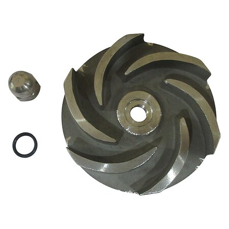 Dayton Impeller, 3 1/2" Dia, Semi-Open, 316 SS 811D73