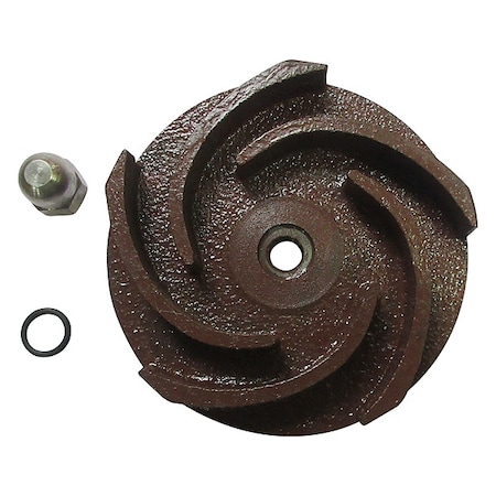 Dayton Impeller, 3 3/8" Dia, Cast Iron 811D53