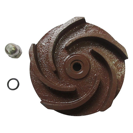 Dayton Impeller, 3 3/4" Dia, Cast Iron 811D54